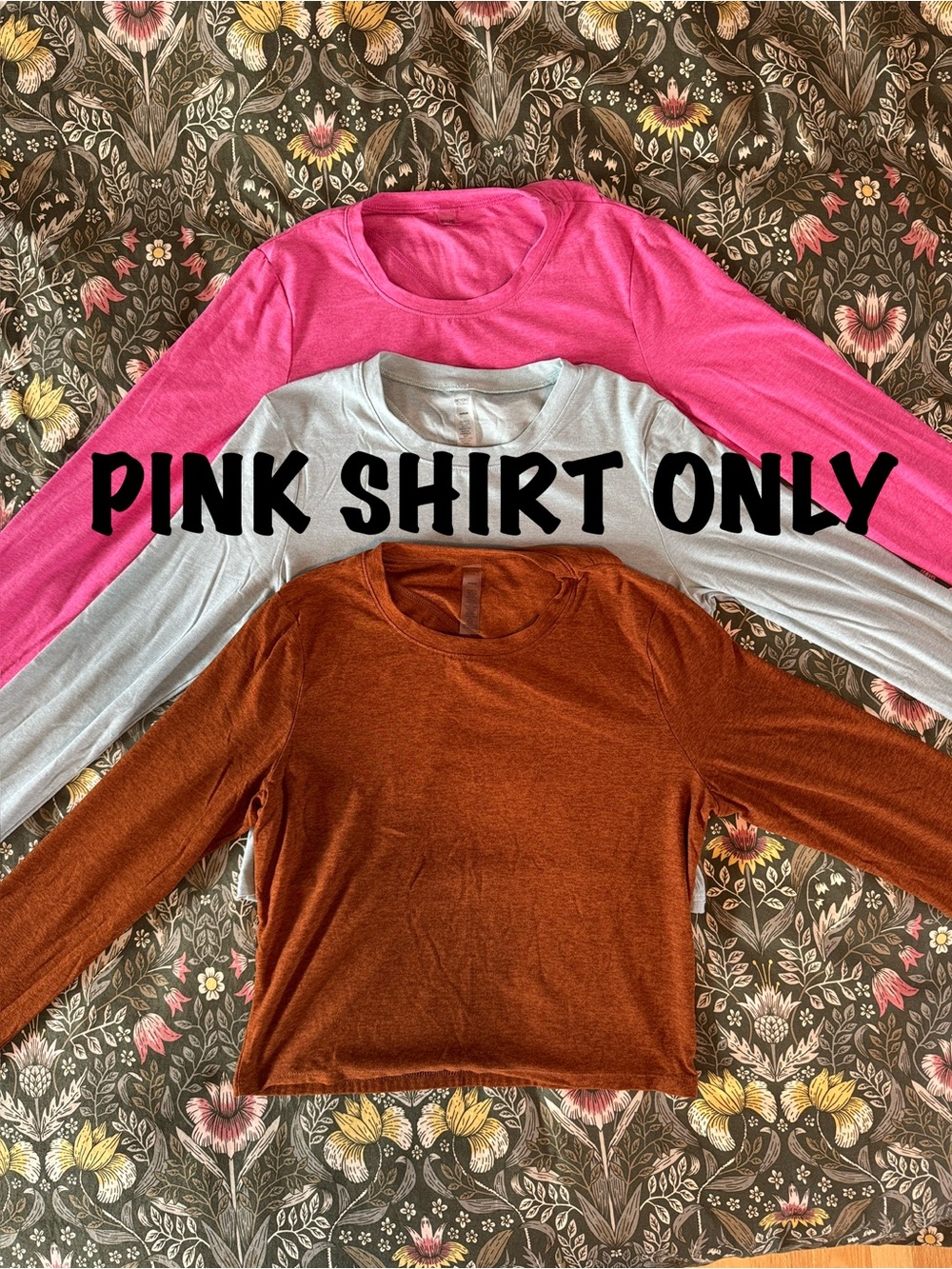 Beyond Yoga Long Sleeve Crop Tees, like new! MEDIUM size PINK